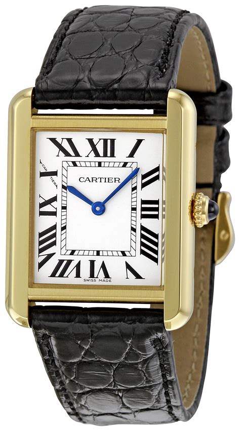 cartier uhr lederband|cartier leather straps.